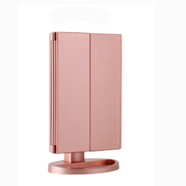 Portable Lighting Makeup Mirror with Lights and Magnification – Natural, Warm & Cool Lighting for Precise Beauty