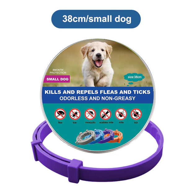 Flea & Tick Collar for Dogs and Cats – Long-Lasting Protection | Waterproof, Adjustable & Safe Pest Control