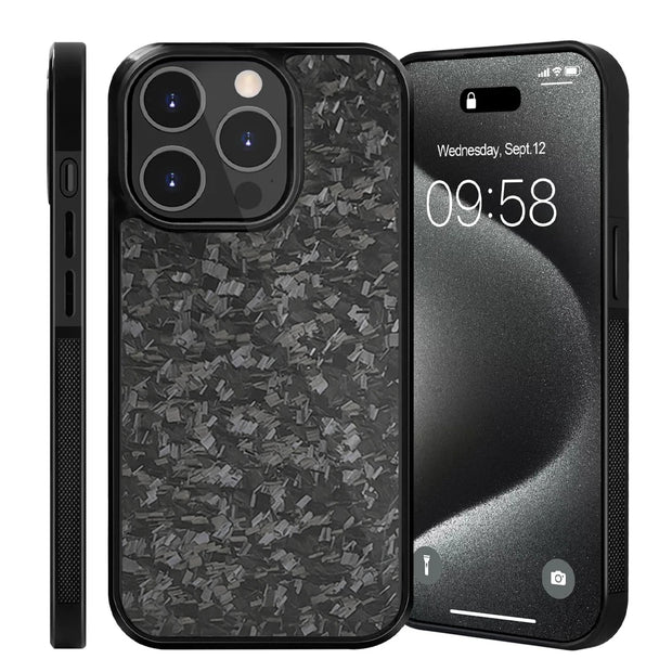 Premium Forged Carbon Fiber TPU Phone Case – Shockproof, Slim & Durable Cover for All Models
