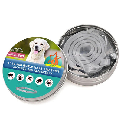 Flea & Tick Collar for Dogs and Cats – Long-Lasting Protection | Waterproof, Adjustable & Safe Pest Control