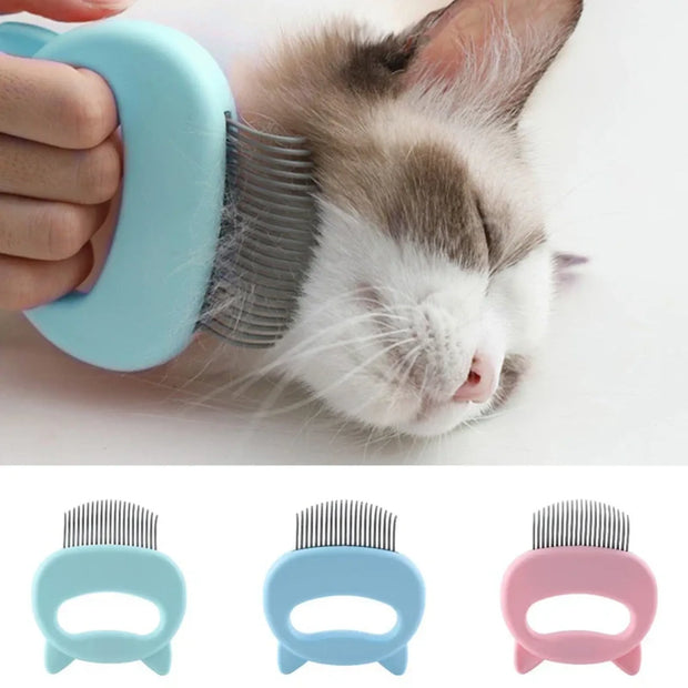 Cat Grooming & Massage Comb – Gentle Deshedding Tool for Healthy, Shiny Coat
