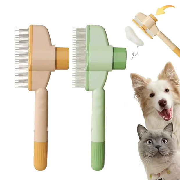Pet Hair & Flea Comb – Gentle Grooming for Cats & Dogs, Removes Loose Fur & Parasites