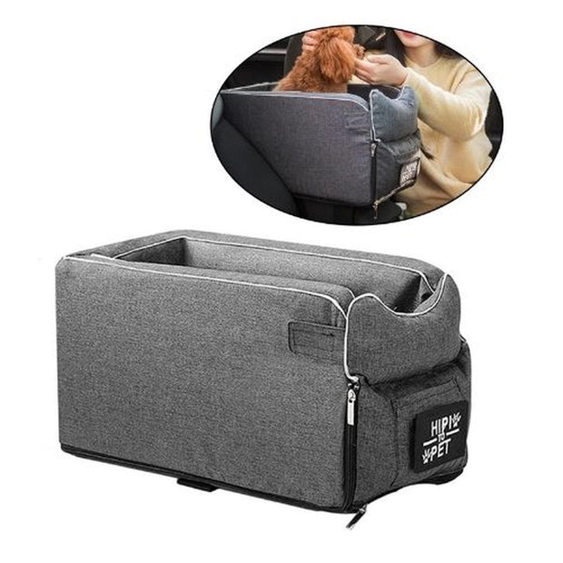 Cat Armrest Seat – Soft, Space-Saving Pet Bed for Couch or Chair
