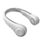 Portable Bladeless Neck Fan – Hands-Free, 360° Cooling Airflow