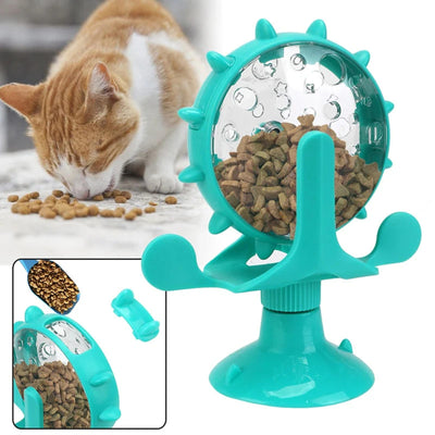 Interactive Pet Feeding Wheel – Slow Feeder & Treat Dispenser for Smart Play & Healthy Eating