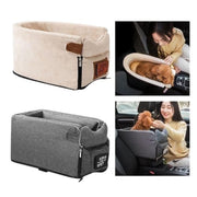 Cat Armrest Seat – Soft, Space-Saving Pet Bed for Couch or Chair
