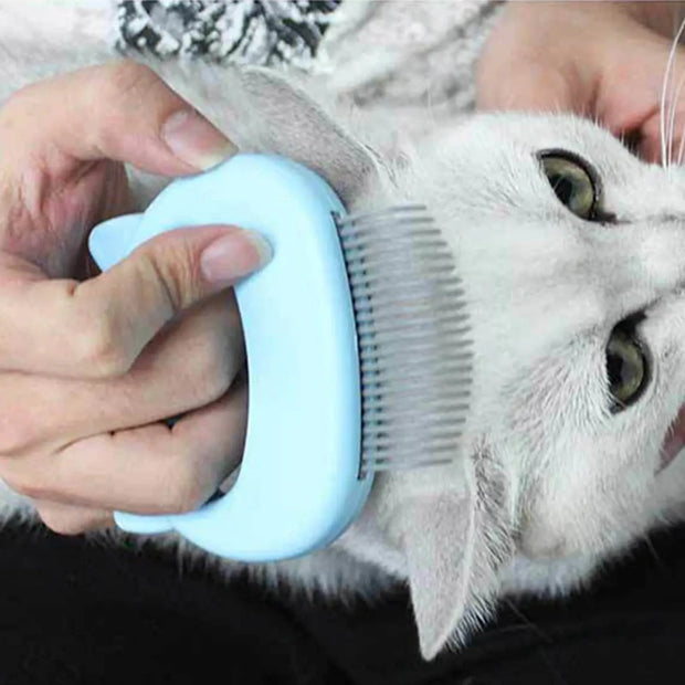 Cat Grooming & Massage Comb – Gentle Deshedding Tool for Healthy, Shiny Coat