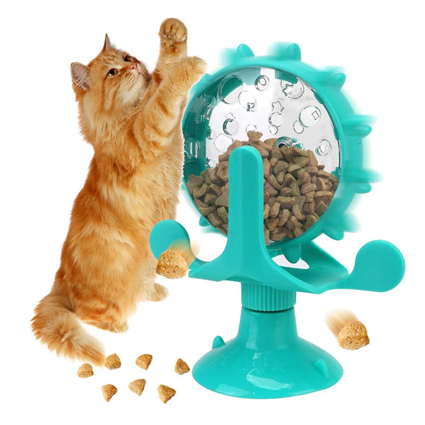 Interactive Pet Feeding Wheel – Slow Feeder & Treat Dispenser for Smart Play & Healthy Eating
