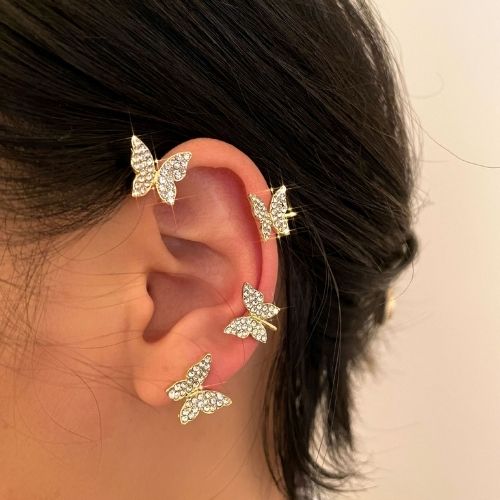 Trendy Butterfly Ear Clip(Earcuff) Non-Piercing