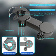 Portable Dual-Head Car Seat Cooling Fan – 360° Adjustable USB Electric Fan for Backseat, Kids