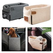 Cat Armrest Seat – Soft, Space-Saving Pet Bed for Couch or Chair
