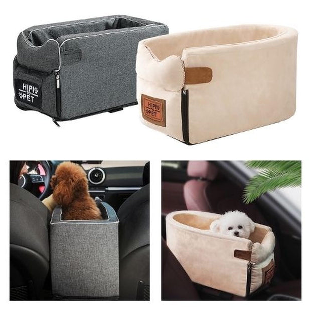 Cat Armrest Seat – Soft, Space-Saving Pet Bed for Couch or Chair