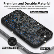 Premium Forged Carbon Fiber TPU Phone Case – Shockproof, Slim & Durable Cover for All Models