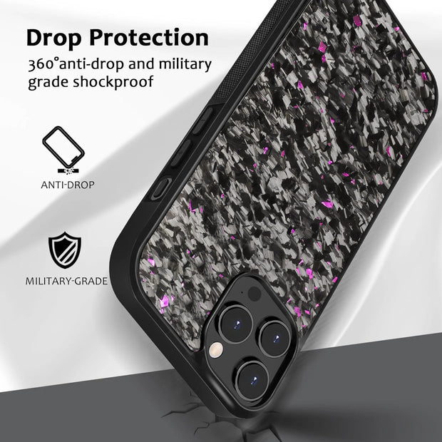 Premium Forged Carbon Fiber TPU Phone Case – Shockproof, Slim & Durable Cover for All Models