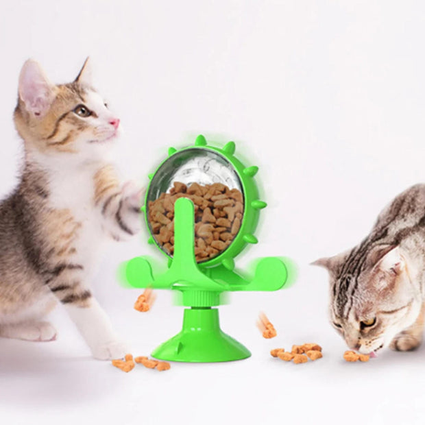 Interactive Pet Feeding Wheel – Slow Feeder & Treat Dispenser for Smart Play & Healthy Eating
