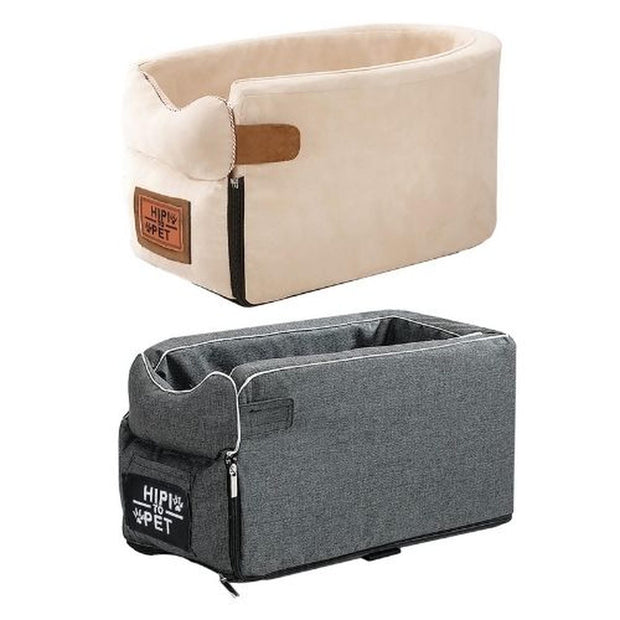 Cat Armrest Seat – Soft, Space-Saving Pet Bed for Couch or Chair