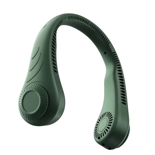 Portable Bladeless Neck Fan – Hands-Free, 360° Cooling Airflow