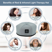 Infrared Red Light Therapy Cap Fast Hair Regrowth Treatment Hat For Hair Loss