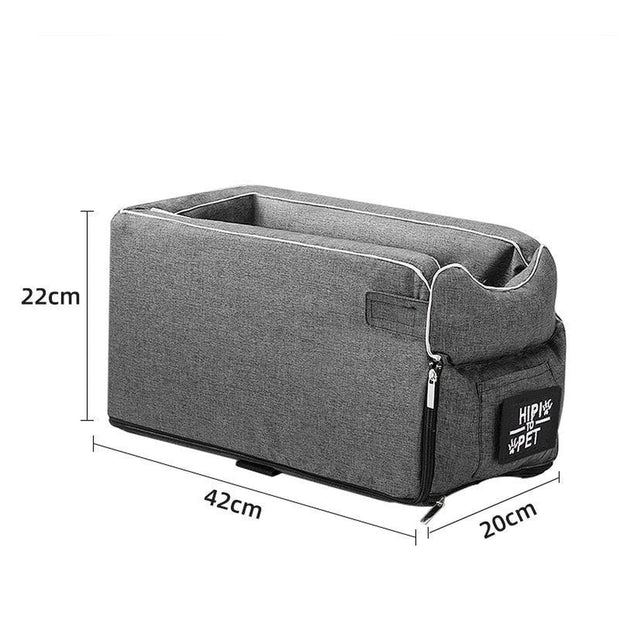 Cat Armrest Seat – Soft, Space-Saving Pet Bed for Couch or Chair