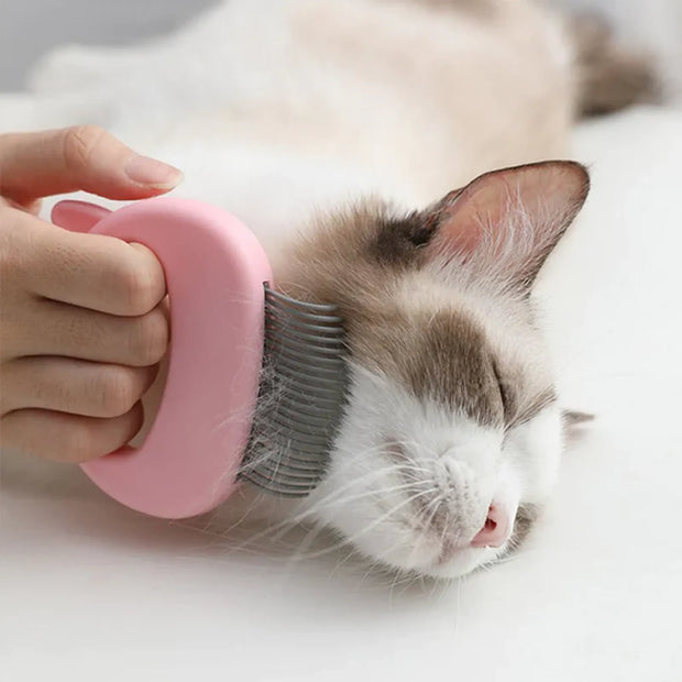 Cat Grooming & Massage Comb – Gentle Deshedding Tool for Healthy, Shiny Coat