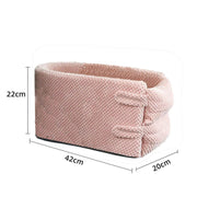 Cat Armrest Seat – Soft, Space-Saving Pet Bed for Couch or Chair