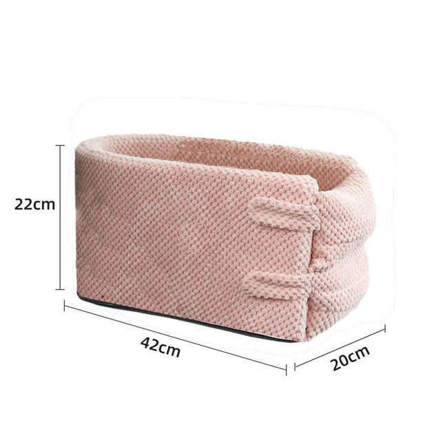 Cat Armrest Seat – Soft, Space-Saving Pet Bed for Couch or Chair