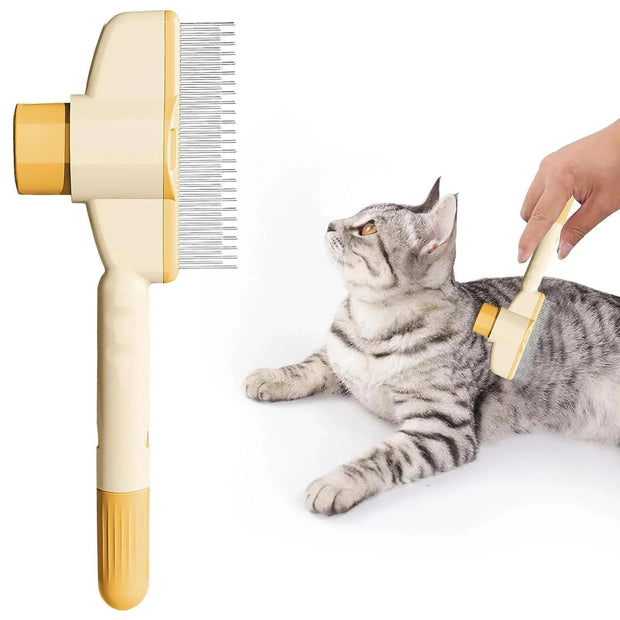 Pet Hair & Flea Comb – Gentle Grooming for Cats & Dogs, Removes Loose Fur & Parasites