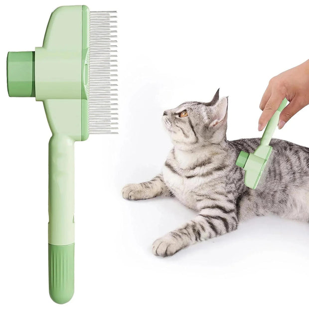 Pet Hair & Flea Comb – Gentle Grooming for Cats & Dogs, Removes Loose Fur & Parasites