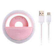 LED Selfie Ring Light for Mobile Phones – Dimmable Makeup Lighting for Flawless Photos & Videos