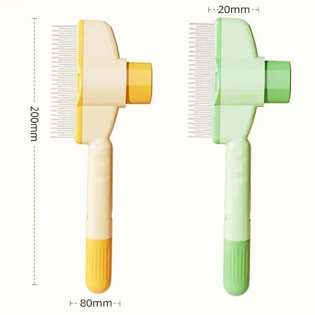 Pet Hair & Flea Comb – Gentle Grooming for Cats & Dogs, Removes Loose Fur & Parasites